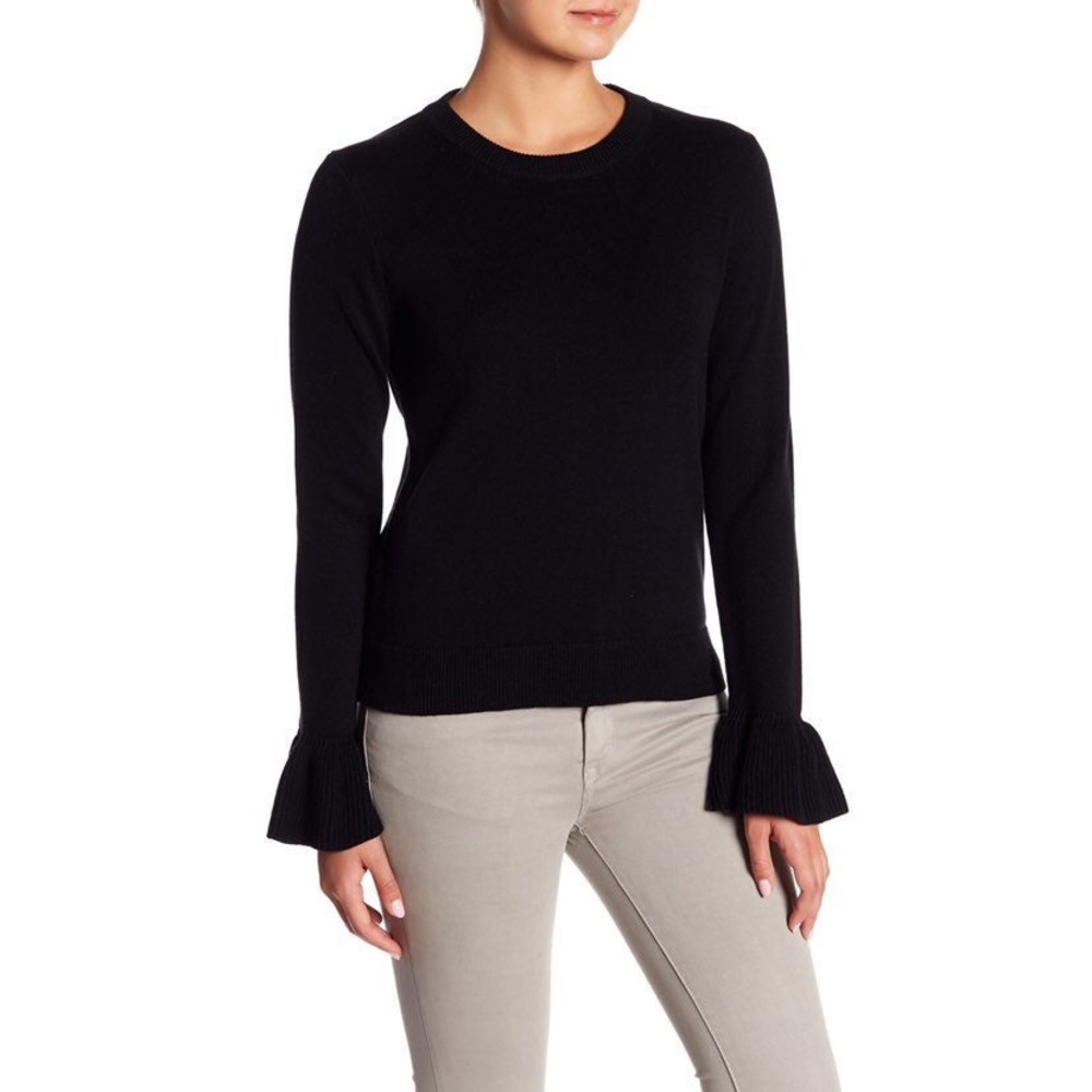 J. Crew Ruffle Cuff Sweater